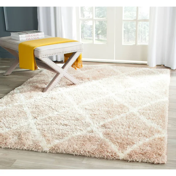 Safavieh Montreal Shag SGM831C Beige - Ivory Rug 6&7x22 x 6&7x22 Square