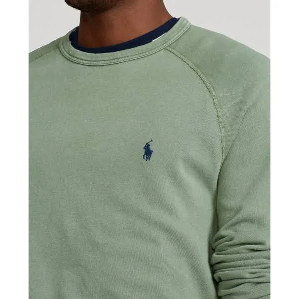 Ralph Lauren Men's Spa Terry Sweatshirt - Size 2x Big in Cargo Green