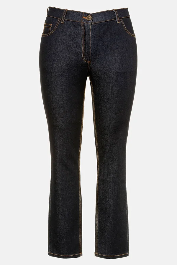 Plus Size Skinny Fit, Woman, Blue, Size: 28S, cotton/polyester/viscose, Ulla Popken