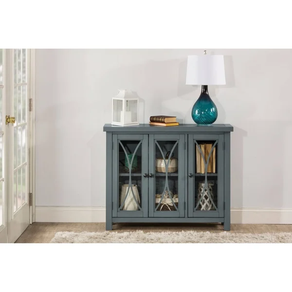 Hillsdale Furniture Bayside Three (3) Door Cabinet - Robin Egg Blue