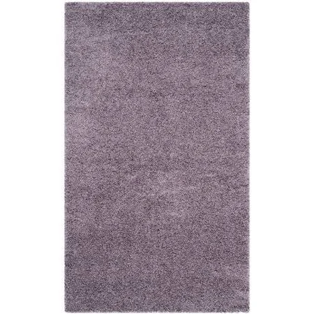 Charlton Home Buford Shag Purple Area Rug, Size: Rectangle 8&6 inch x 12&