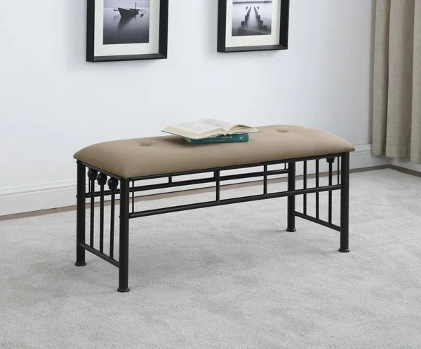 Coaster Livingston Metal Bed Queen Dark Bronze