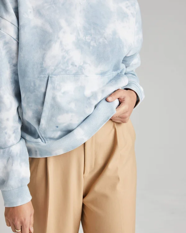 Richer Poorer - Recycled Fleece Hoodie, Blue Mirage Large