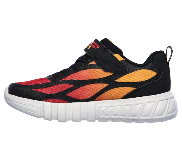 Boys Skechers Flex-Glow Trainers - Black