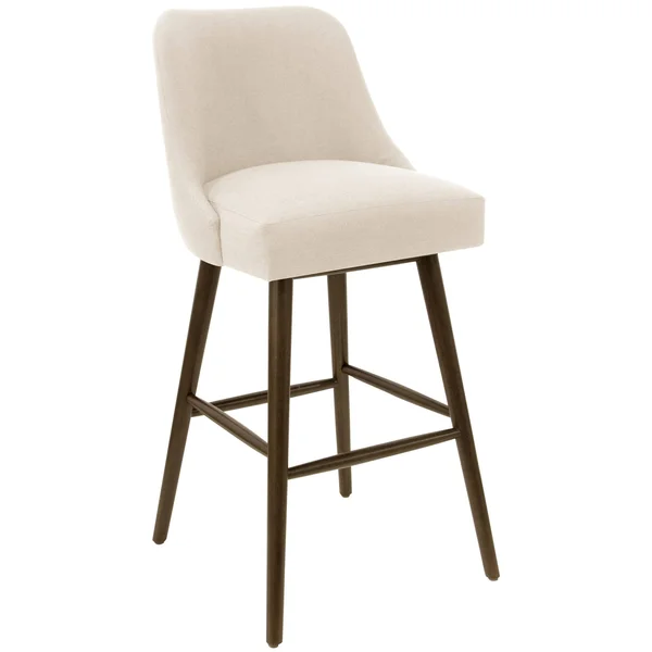 30x22 Geller Modern Barstool Talc Linen - Project 62