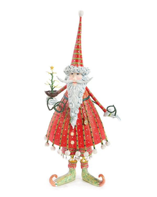 Patience Brewster Dash Away Dashing Santa Figurine