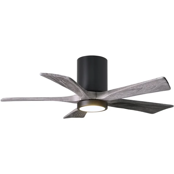 Irene Hugger Ceiling Fan with Light by Matthews Fan Company, Textured Bronze, IR5HLK-TB-BW-60