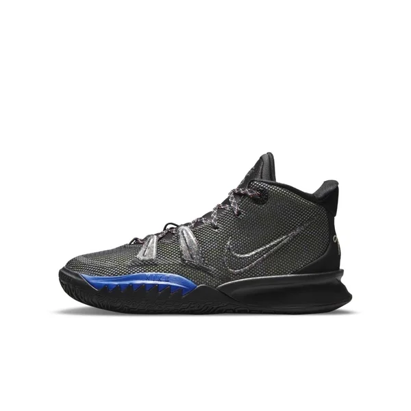 Nike Kyrie 7 - Boys& Grade School Basketball Shoes - Black/Lime Ice/Orange, Size 6.5