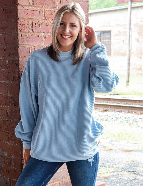 Southern Shirt Corduroy Sweatshirt - Skyway, M