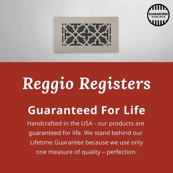 Reggio Register Square 6-in x 6-in Steel Floor Register in Silver - G808-SSH