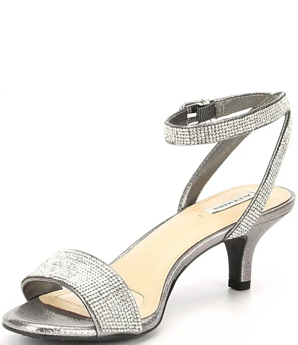 Alex Marie Nallie Shimmer Banded Sandals, Womens, 8.5M, Black - Dillard&s Exclusive