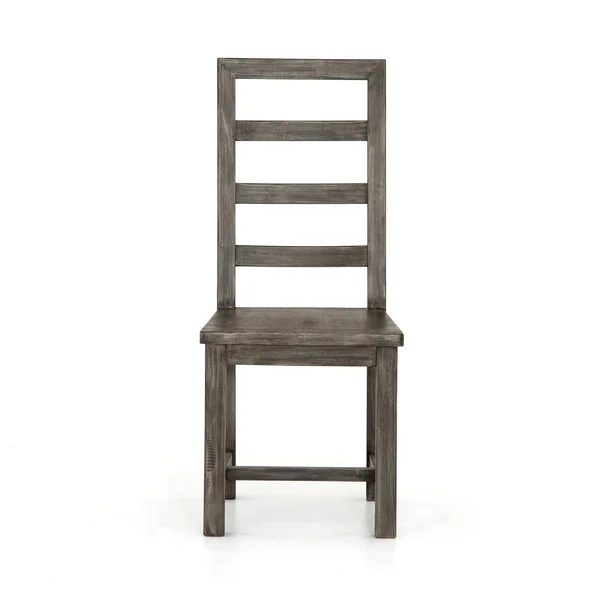 Four Hands Black Olive Post & Rail Dining Chair