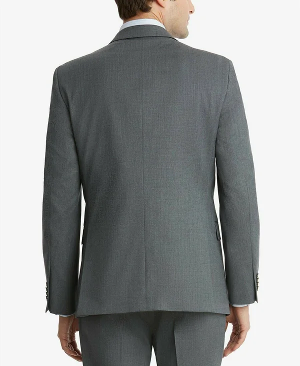 Tommy Hilfiger Men's Modern-Fit Th Flex Stretch Suit Pants - Grey