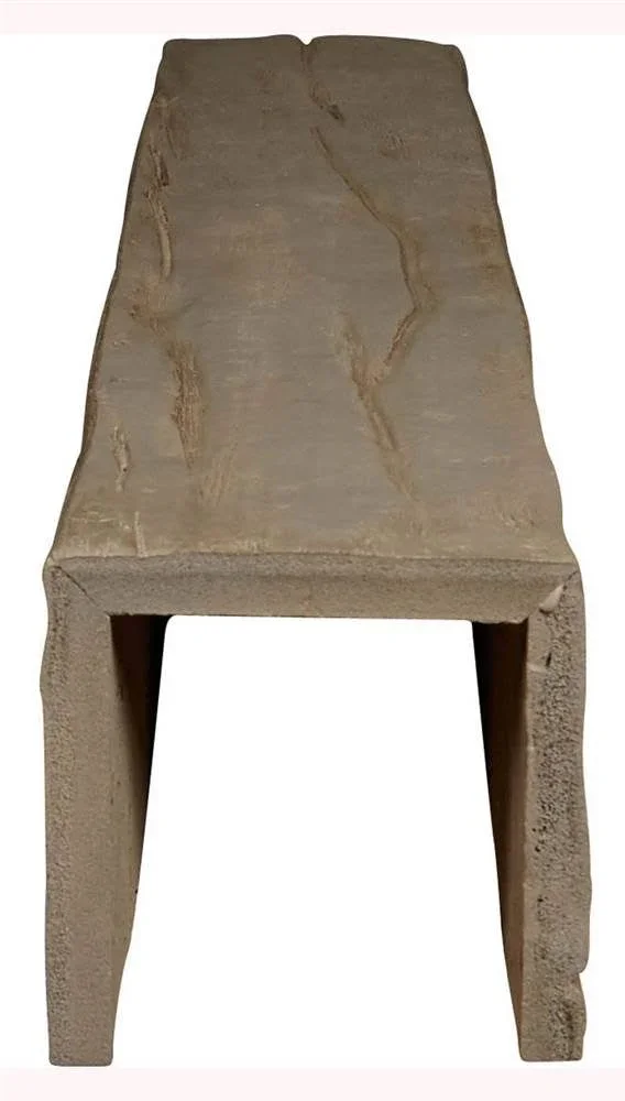 Ekena Millwork BMRW3C0060X060X144HD 6x22W x 6x22H x 12&L 3-Sided (U-beam) Riverwood Endurathane Faux Wood Ceiling Beam - Natural