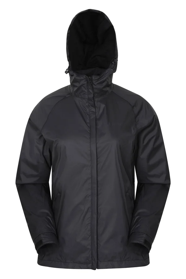 Mountain Warehouse Torrent Womens Waterproof Jacket - Black - Size 20