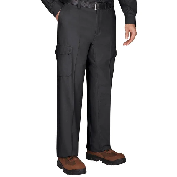 Wrangler Workwear Men's Functional Cargo Work Pant, Black, 42x30