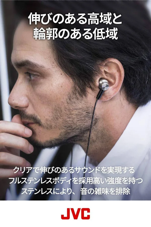JVC Inner Ear Headphones Solidege 01 Inner HA-FD01【Japan Domestic Genuine products】