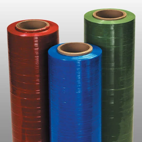 Starboxes Color Stretch Wrap - 18x22 x 1500& x 80g - 4 rls/cs Hand Wrap Cast Dark Yellow