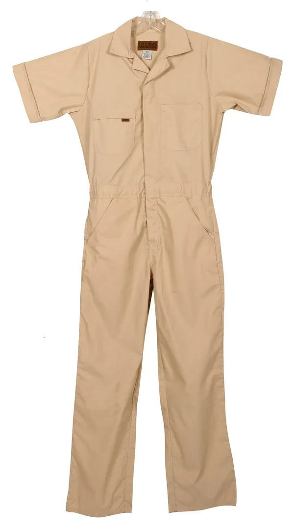 Five Rock Poplin Short Sleeve Unlined Coveralls Regular Fit