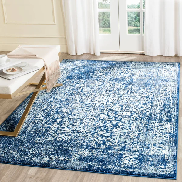 Evoke Rug - Silver/Ivory - 6&7x22x6&7x22 Square - Safavieh