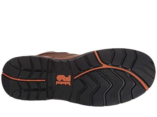 Timberland Pro Men's 6 in. Bosshog Composite Toe Waterproof Work Boot - Brown/Orange