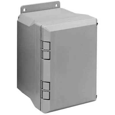 Thomas & Betts - ABB - NH10106 - Circuit Safe Polycarbonate NEMA Enclosure Assembly with hidden-hinge Opaque COVER, 10 Inche