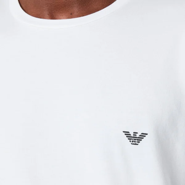 Emporio Armani Lounge 2 Pack T Shirts White