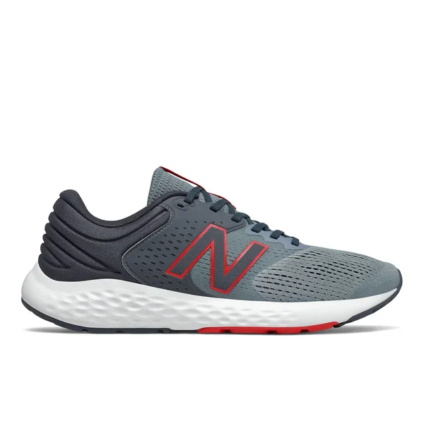 New Balance Men's 520v7 Running Shoe Grey/Red 11.5