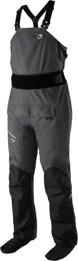 NRS Sidewinder Dry Bibs-Gunmetal-S