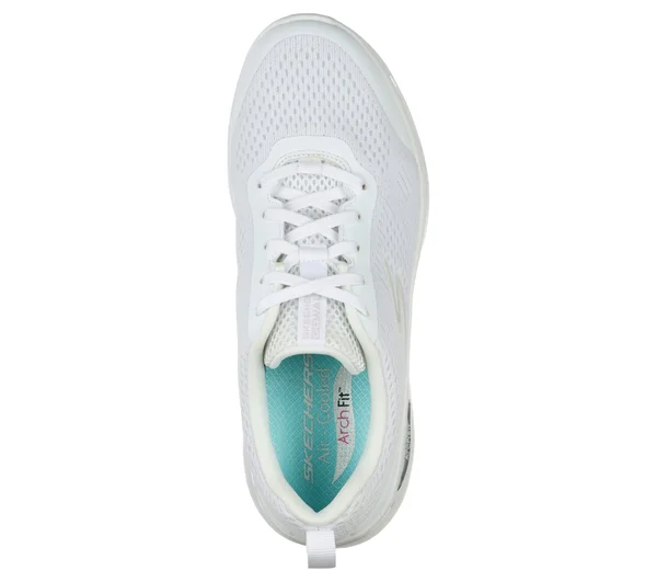 Skechers GOwalk Arch Fit - Motion Breeze White/Silver - Size 7.0