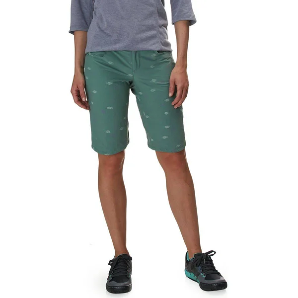 Patagonia Women's Dirt Craft Bike Shorts Pesto/Heritage Lines 0