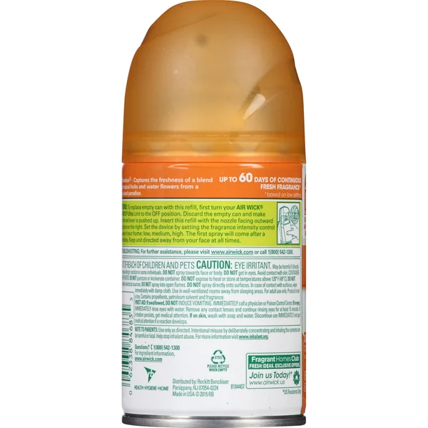 Air Wick FreshMatic Ultra Automatic Spray Refill - Island Paradise Fragrance - 6.17 oz