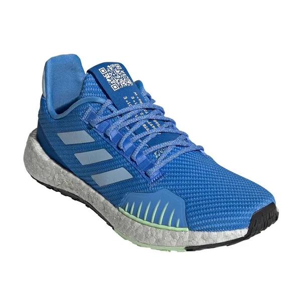 Adidas Pulseboost HD Ladies Running Shoes, Size 5, Blue/White