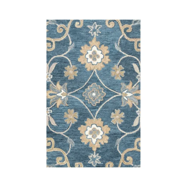 Rizzy Leone LO9985 Blue Rug 8& x 10&