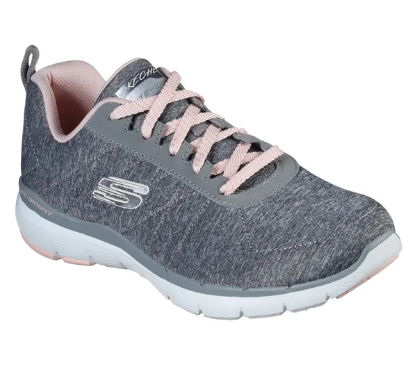Skechers Women's Flex Appeal 3.0 Sneaker - Grey Light Pink