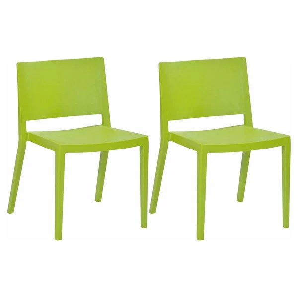 Mod Made Elio Chair 2-Pack - White