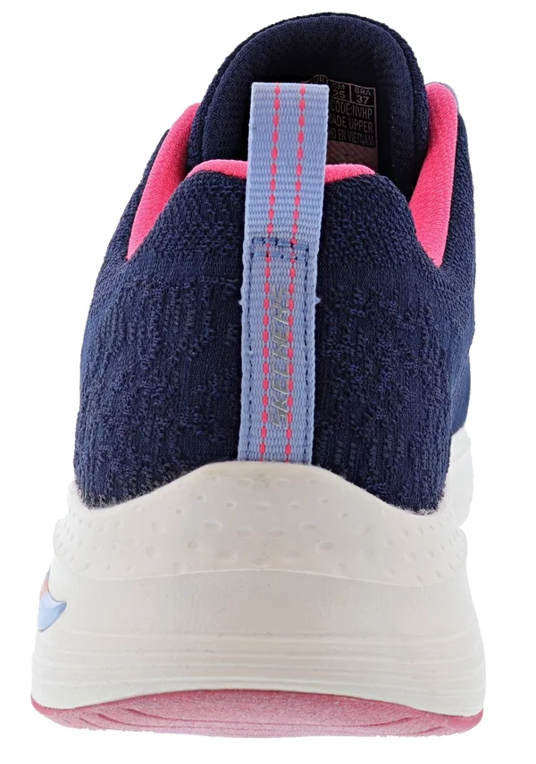 Women's Skechers Arch Fit Comfy Wave Sneaker, Size: 6.5, Black