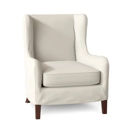 Adamstown 33x22 Wide Wingback Chair Body Fabric: Spinnsol Natural