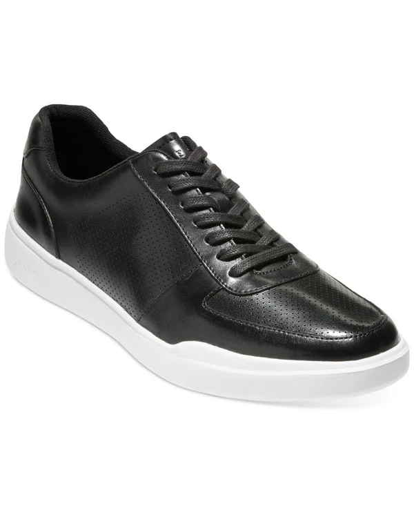 Cole Haan Men's Grand Crosscourt Modern Perforated Sneakers - Black