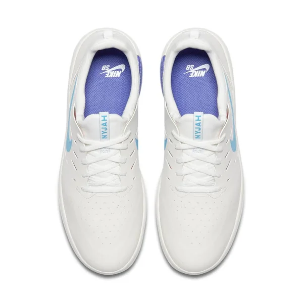 Nike SB Nyjah Free - Summit White - Light Blue Fury, Solar Red