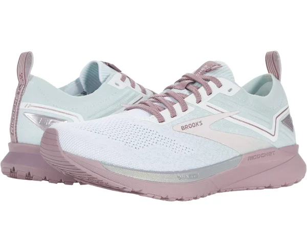 Brooks Women's Ricochet 3 Running Shoes - Grey/Pink