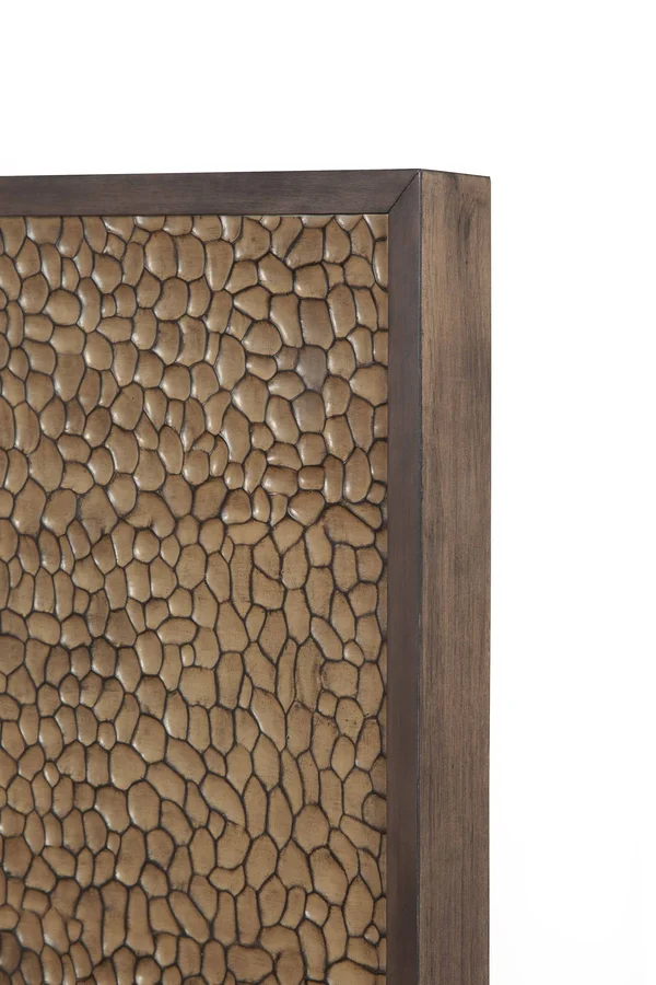Alpine Furniture Brown Pearl Headboard, Brown Bronze - Queen