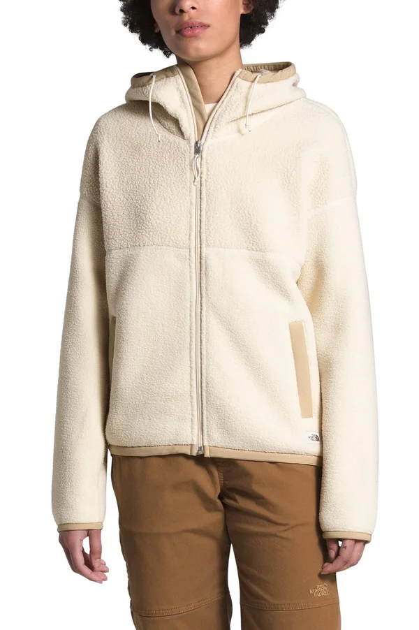 The North Face Women's Cragmont Fleece Full Zip Hoodie, Sand, Size: Small