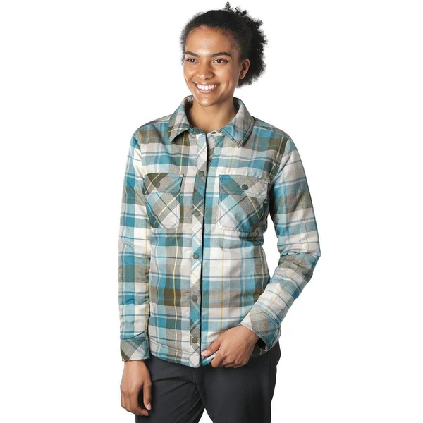 Outdoor Research Kalaloch Reversible Shirt Jacket - Women's Pacific Plum Plaid, XS