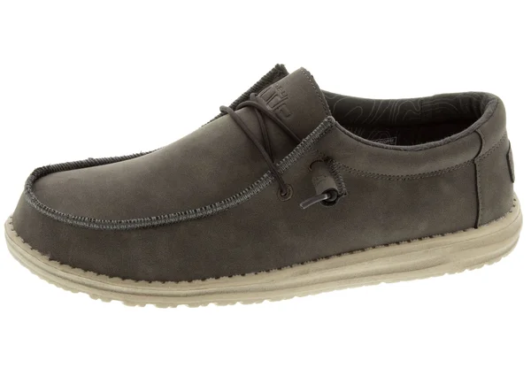 Hey Dude Wally Recycled Leather Coffee - 12