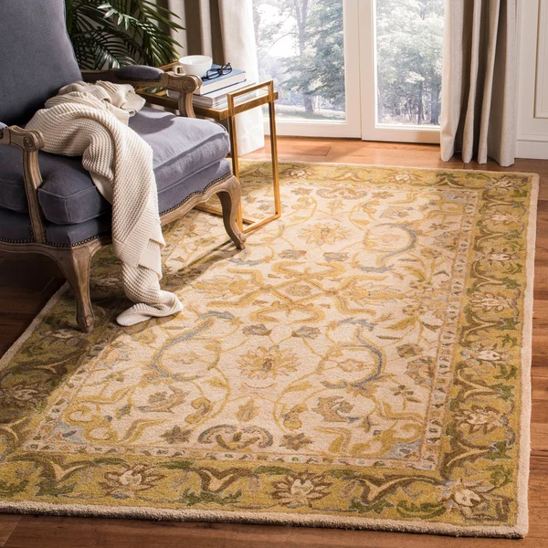 Safavieh AN576B Anatolia Area Rug, Ivory, Brown: 8-ft x 10-ft