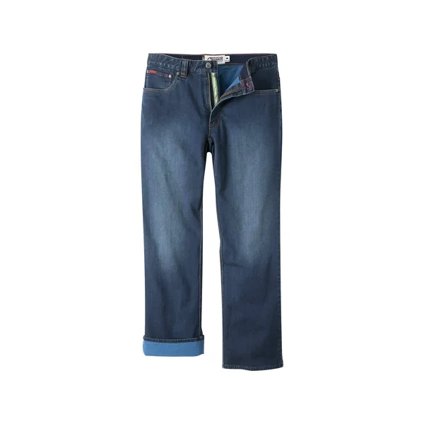 307 Lined Jeans, Men's Organic Stretch Denim Jeans, MK Medium Wash, 38w, 30i