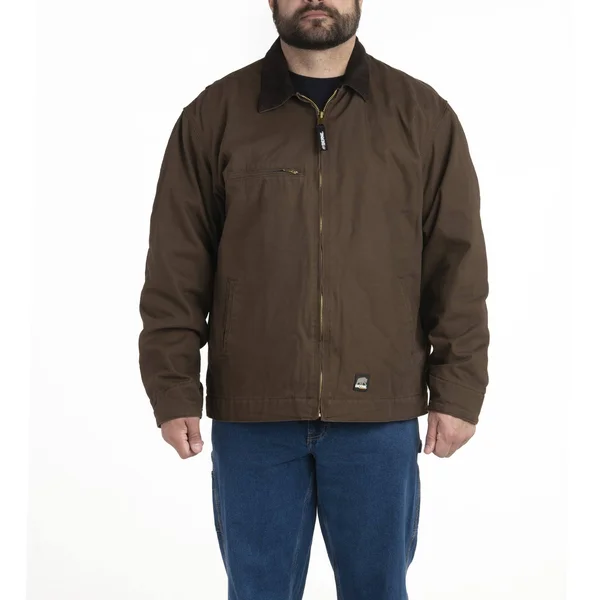 Berne Men's Original Washed Gasoline Jacket Regular - Bark