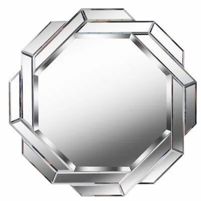 Mcnatt Beveled Accent Mirror Birch LANE? Size: 24x22 x 24x22