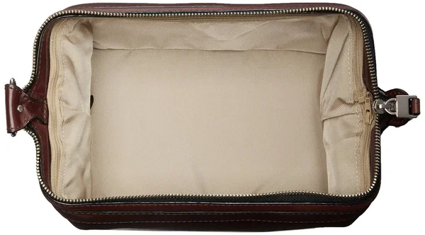 Bosca Old Leather Zipper Utility Kit - Brown